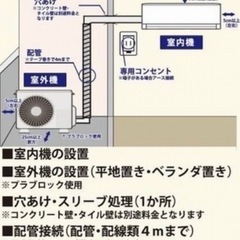 Panasonic 14畳用　取り付け費込みの画像