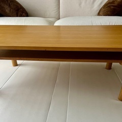 無印良品　ローテーブルの画像