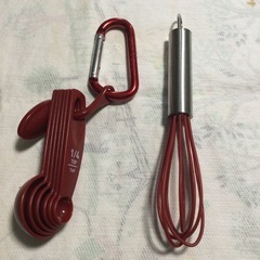 ◆計量スプーンとミニ泡立て器セット◆の画像