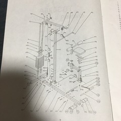 ウェイトスタック式‼️ラットマシーン‼️筋トレ‼️100kg‼️の画像