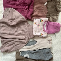 90から95 冬服　女の子　　ちゅうこひん中古品の画像