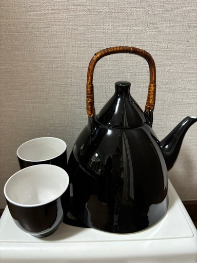 ポットと湯のみセット
