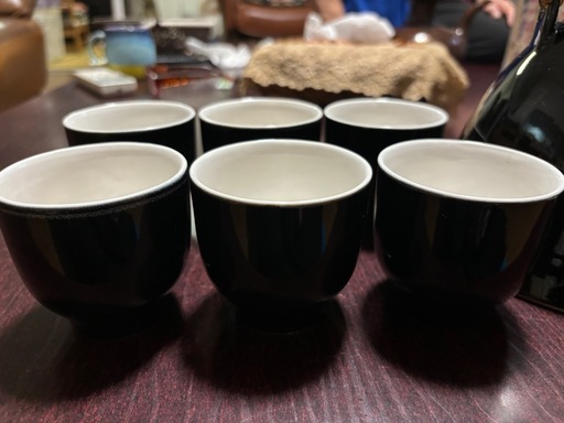 ポットと湯のみセット