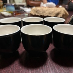 ポットと湯のみセットの画像