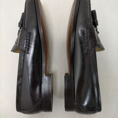 新品：コールハーン COLE HAAN タッセルローファー 黒　本革 革靴  メンズ ドレス ビジネス シューズ 保存袋付き　251023-1Tの画像