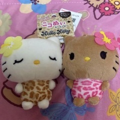 💗 新品 ニコぬいキーホルダー ハローキティ ミミィ A💗の画像