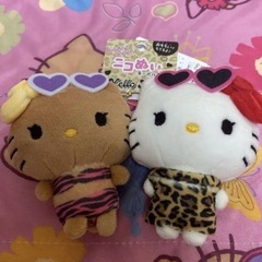 💗 新品 ニコぬいキーホルダー ハローキティ ミミィ F💗の画像