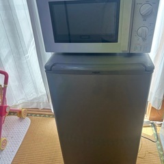 冷蔵庫、レンジ　値下げオッケーの画像