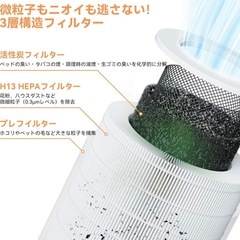 【新品未使用】空気清浄機 アレルギー体質の家庭向け2005年最新 6590円の画像