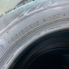 残り2台　１４５／８０Ｒ１３　ブリザックＶＲＸ２　４本セット　タント　ムーブ　ワゴンＲ　アルトなどに‼️の画像