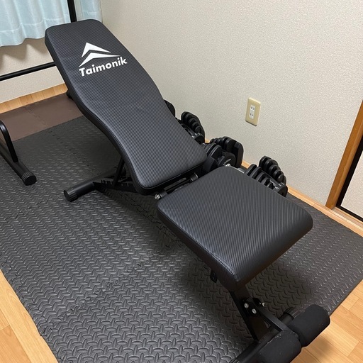 可変式ダンベル ベンチ 懸垂機 マット