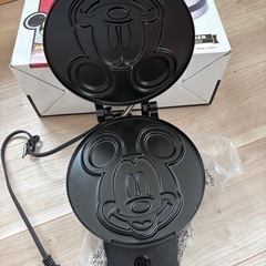 【新品未使用】Disney ミッキーマウス ワッフルメーカーの画像