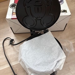 【新品未使用】Disney ミッキーマウス ワッフルメーカーの画像