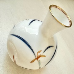 【ネット決済・配送】  香蘭社　酒器7点セット　オーキットシリーズ徳久利とぐい呑み　ビンテージ　花柄　蘭　ヴィンテージの画像