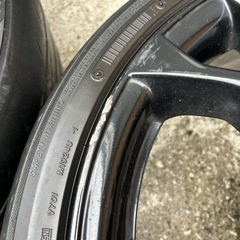 ルノー ルーテシア RS 純正18インチ（18×7.5J+55）5H-114.3 タイヤ使用不可　の画像