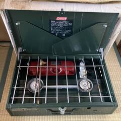Coleman 413H ツーバーナーストーブ POWER HOUSE パワーハウス コールマン アウトドア キャンプ 現状品の画像