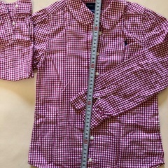 【美品】サイズ125 長袖シャツ　ラルフローレンの画像