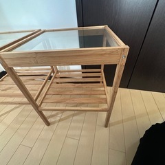 IKEA サイドテーブル　２つセットの画像