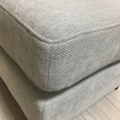 カウチ　一人用ソファ　グレー　ほぼ新品未使用美品の画像