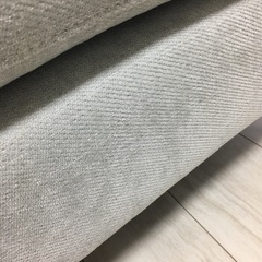 カウチ　一人用ソファ　グレー　ほぼ新品未使用美品の画像
