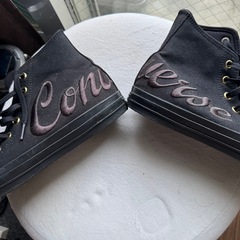 converse黒ハイの画像