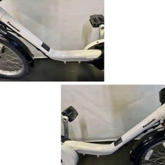 1年保証 送料無料　新型　パナソニック　ギュットミニ　白色　電動アシスト自転車　g130の画像