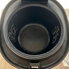 【美品】炊飯器 山善 【新品しゃもじ付き】の画像