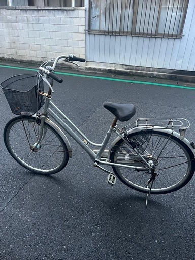 自転車ギア付き　全体的にサビ