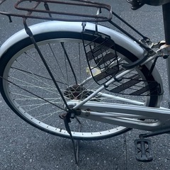 自転車　全体的にサビの画像