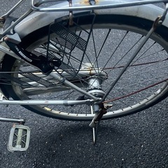 自転車ギア付き　全体的にサビの画像