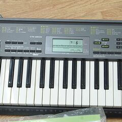 61鍵盤 CASIO 電子キーボード CTK-2200 ソングバンク100曲 音色400種 ステップアップ練習機能 カシオ 札幌市 清田区 平岡の画像