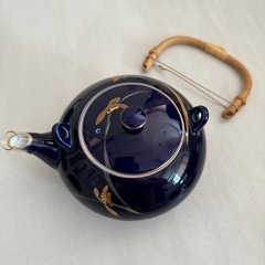 【ネット決済・配送】 未使用美品　香蘭社　茶器　急須　蓋付き　湯呑み　5客セット　花柄　菖蒲　アヤメ　あやめ　箱付き の画像
