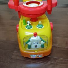 室内用車　子供　押し車の画像