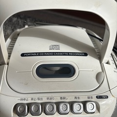 ジャンク品　CDラジカセ　WINTECH CDR-B33　コンポ　の画像