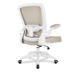 新品　組立済み　FelixKing 918-W オフィスチェア 疲れない 事務用 在宅勤務 デスクチェア メッシュ 人間工学 昇降機能付き 跳ね上げ式アームレスト 腰サポート 360度回転 多機能 通気性 グレー Newの画像