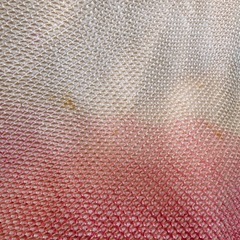 リメイク用　絞り帯揚げ　正絹　汚れ、シミ穴傷あり
の画像