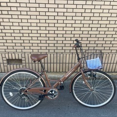 【新車に近い】折り畳み26インチの変速6段付きタイプの画像