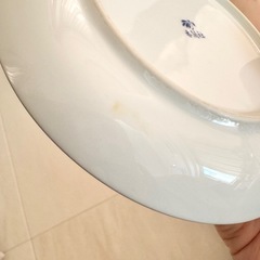 【ネット決済・配送】  香蘭社　山茶花　サザンカ Sasanqua 平皿 4枚セット　小皿　中皿　花柄　Blue Bracelet Sasanqua の画像