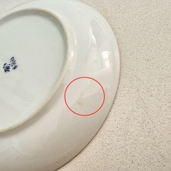 【ネット決済・配送】  香蘭社　山茶花　サザンカ Sasanqua 平皿 4枚セット　小皿　中皿　花柄　Blue Bracelet Sasanqua の画像