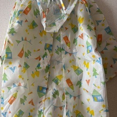 未使用に近い レインコート　子供用雨服　収納袋付き 100cmの画像