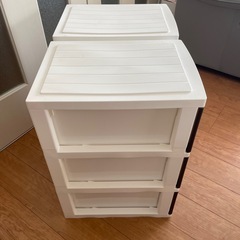 収納ケース3段　2個セットの画像