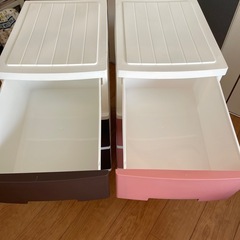 収納ケース3段　2個セットの画像