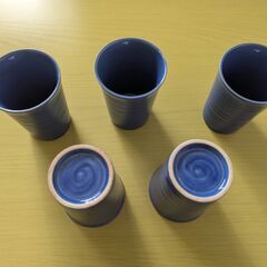 酒器か湯呑か、180mlぐらい入るもの５つセット　無料の画像