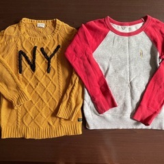 １３０　男の子　まとめ売り　９点　冬服の画像