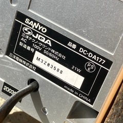 サンヨー　マイクロコンポ　スピーカーの画像