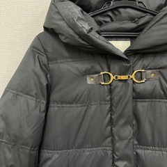 M【中古品】PROPOTION BODY DRESSING ダウンコート ブラック レディース ロングコート 軽量 サイズ2 防寒着の画像