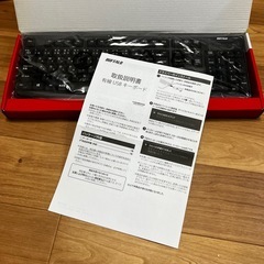 BUFFALO 有線キーボード スタンダードモデル BSKBU100シリーズ 未使用の画像