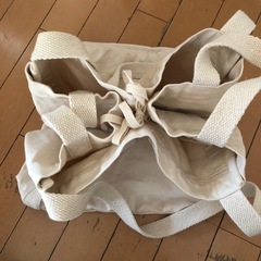 無印良品　2way キャンパス　トートバッグの画像