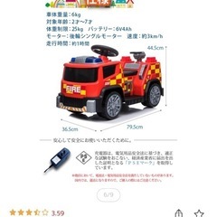 電動乗用車　消防車の画像