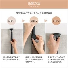 【引取り限定】Seina セイナ 突っ張り棚 壁面収納 ウォールラック の画像